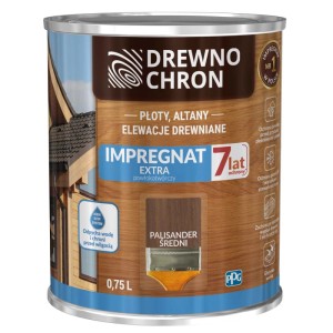 Drewnochron Impregnat Extra powłokotwórczy palisander średni - 0,75L