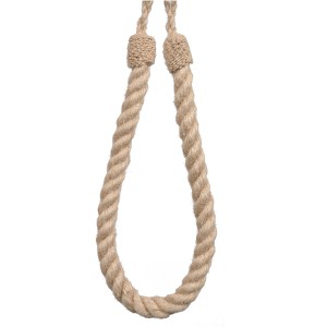 Ozdobny sznur do zasłon i firan, naturalny kolor.