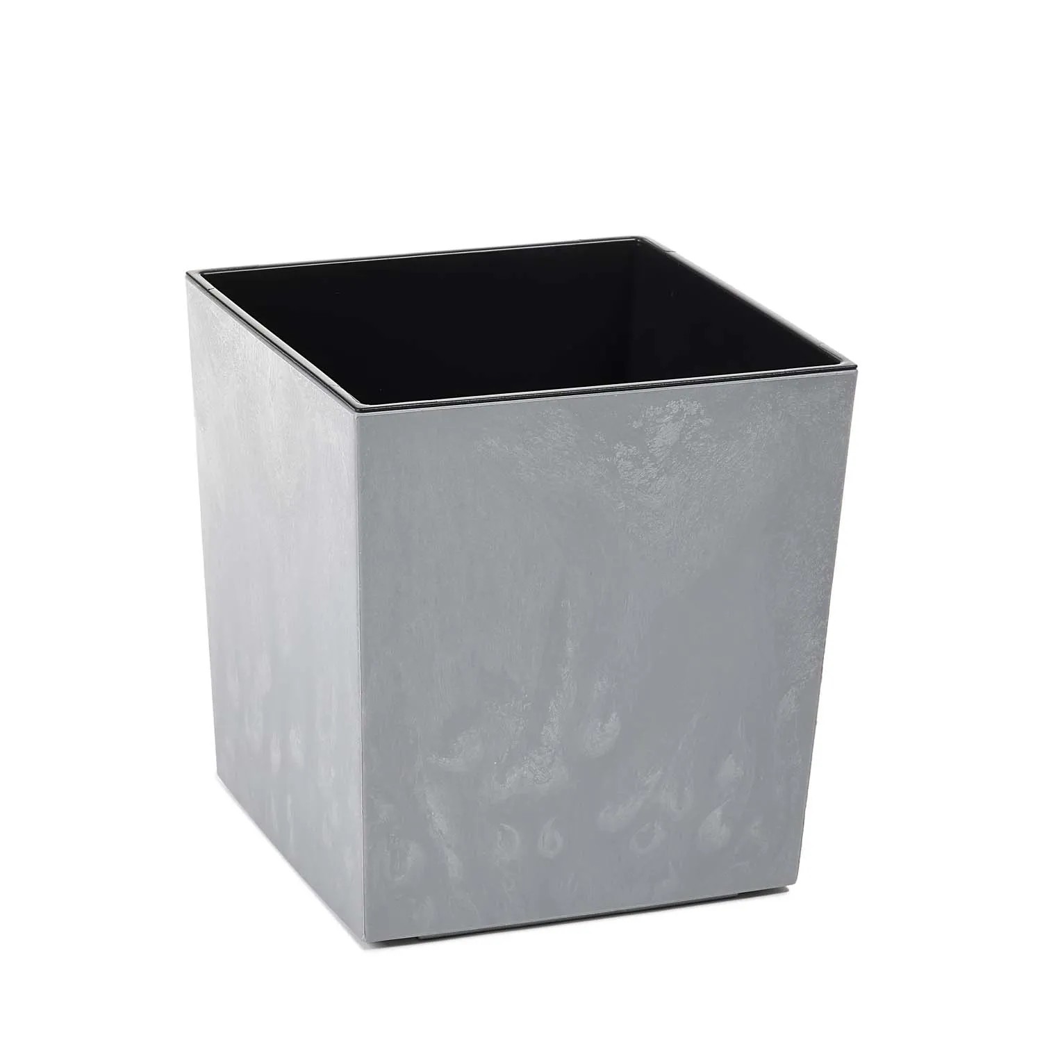 Doniczka Juka szara beton recycled - 25 x 25 cm