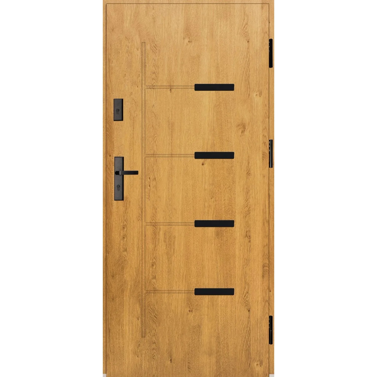 Splendoor Drzwi zewnętrzne Onyks Dąb Winchester 80P otwierane na zewn. 93x208
