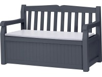Ławka ogrodowa EDEN antracyt - 265 l