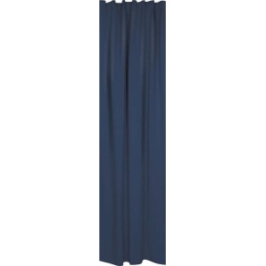 Zasłona DARK zaciemniająca na taśmie 140 x 270 cm niebieska