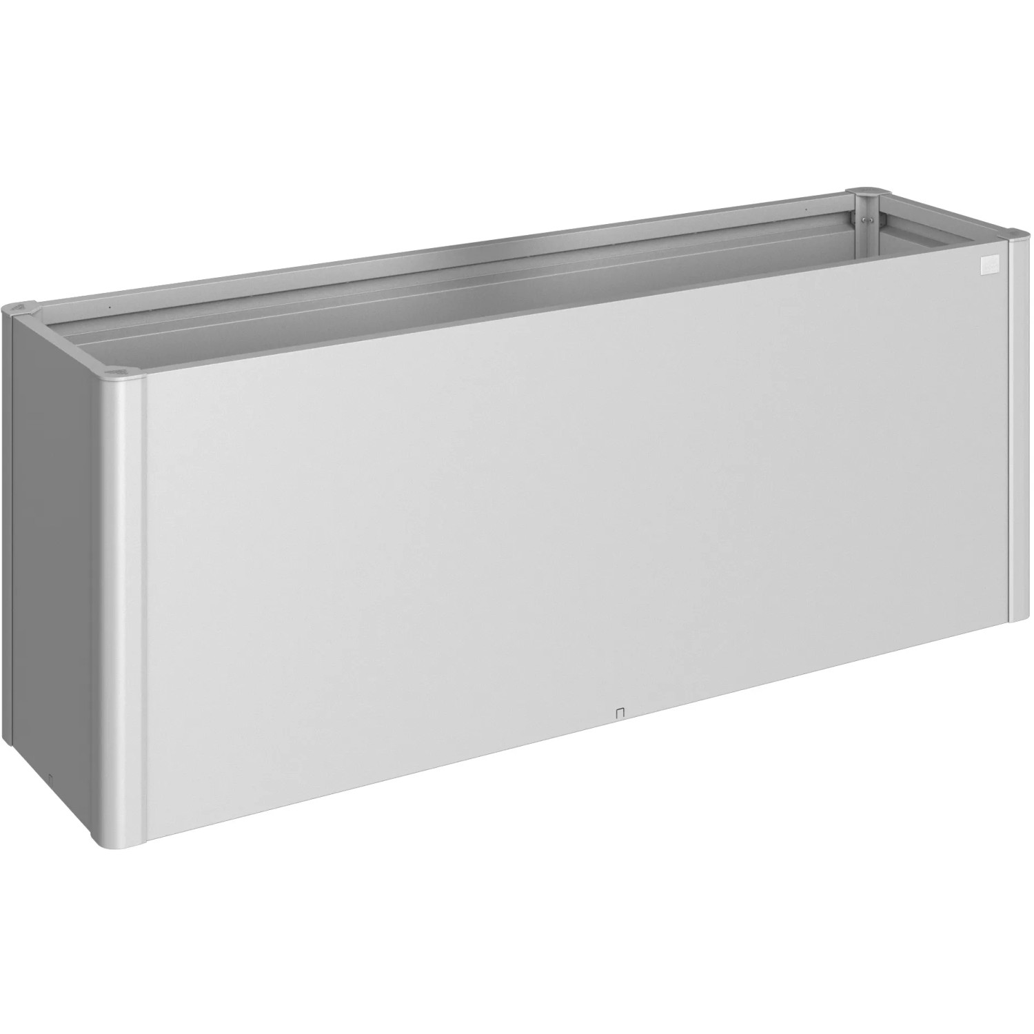 Biohort Kwietnik Belvedere Maxi 200 srebrny metalik - 201,6 x 55 cm