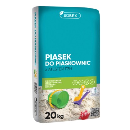 Piasek do piaskownicy - 20 kg