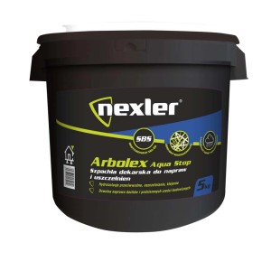 Wiadro Nexler Arbolex Aqua Stop, bitumiczna masa uszczelniająca, 5 kg.