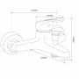 EVG Bateria wannowa Piemont czarna_2