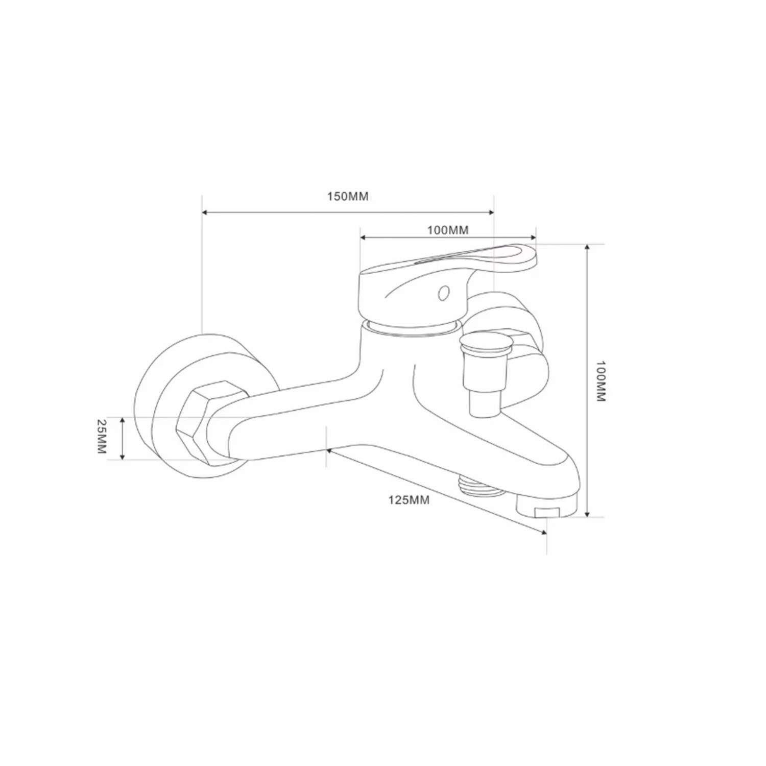 EVG Bateria wannowa Piemont czarna_2