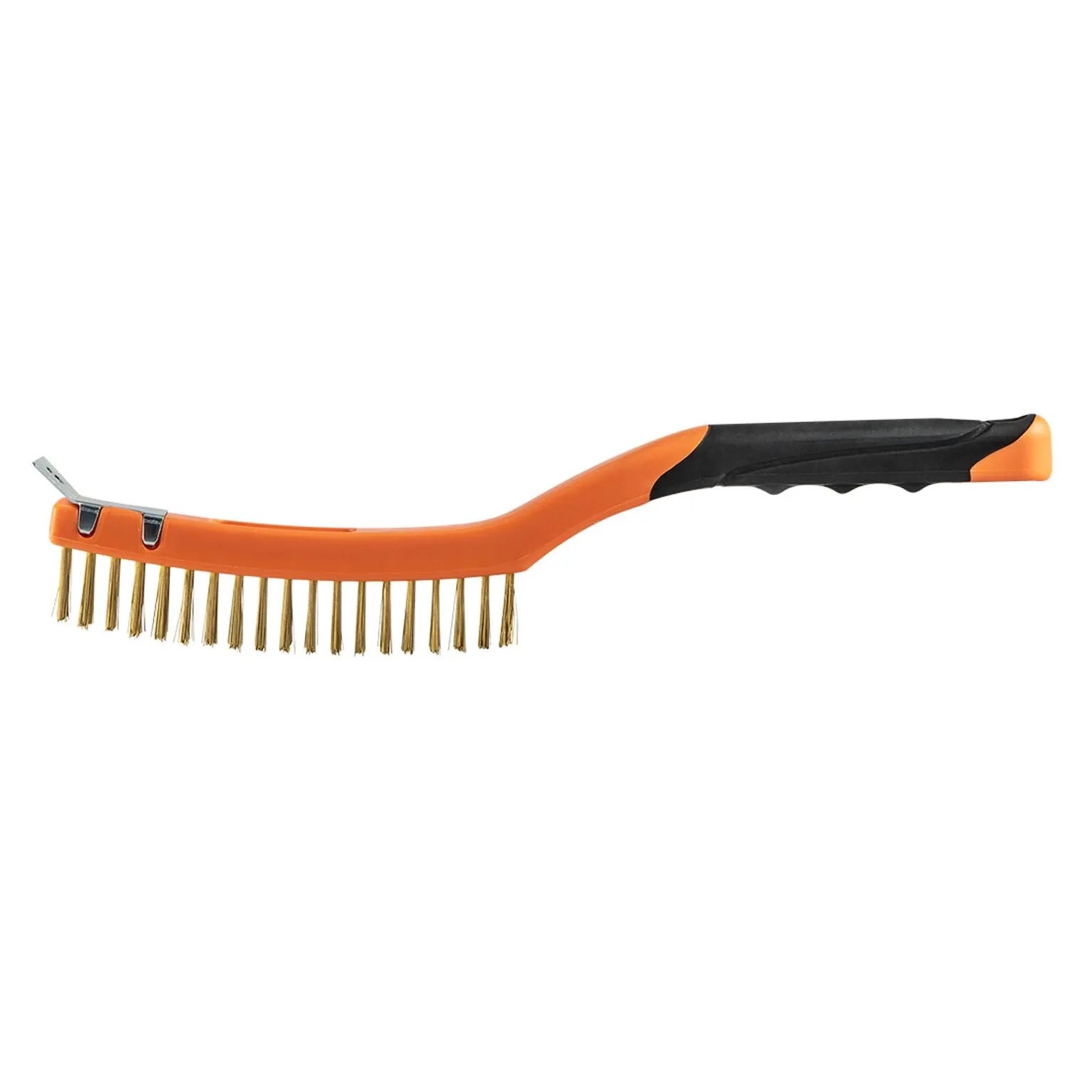 Neo Tools Szczotka druciana mosiężna ze skrobakiem 3x19 rzędów