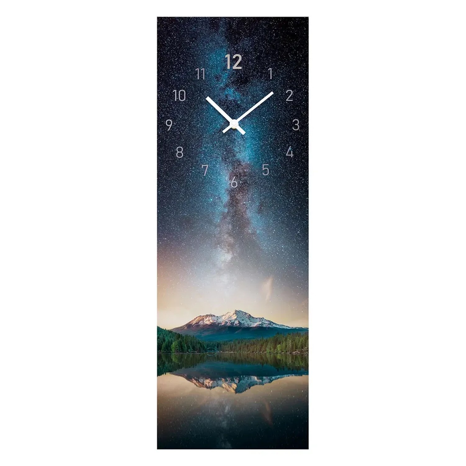 Zegar Glass Clock MILKY WAY 20 x 60 cm