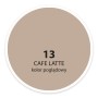 Próbka koloru t.b.t. nr 13 Cafe Latte, odcień farby do ścian.