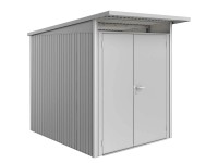 Biohort Domek ogrodowy srebrny drzwi podwójne - 180 x 260 cm