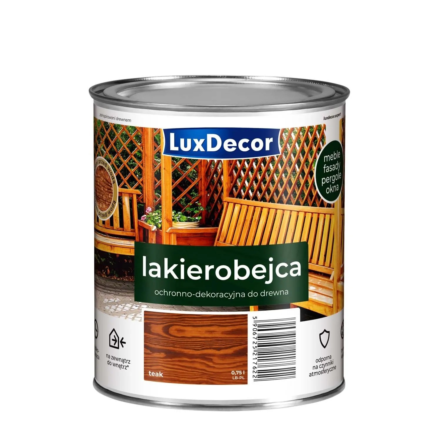 Luxdecor Lakierobejca teak (12) 0,75 l
