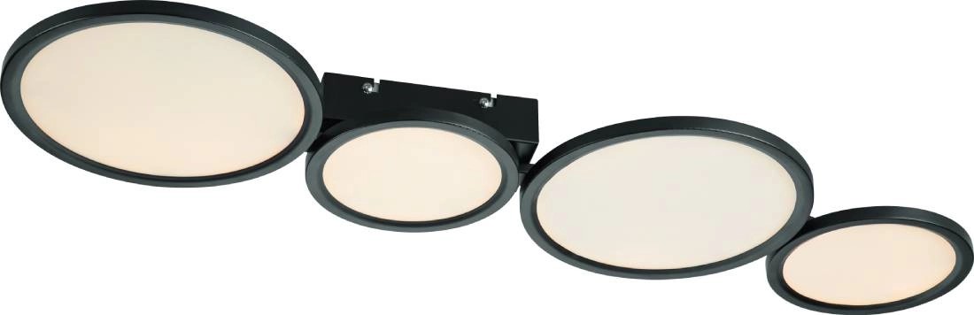 Plafon LED RINELLA 39W 3000K 1700lm czarny kupuj w OBI