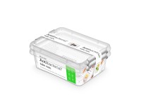 Zestaw antybakteryjnych pojemników na żywność 1,15L - 2 szt.