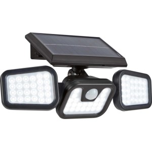 Naświetlacz solarny z czuj. ruchu PIR 3W 300lm czarny