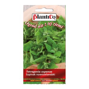 Opakowanie nasion szpinaku nowozelandzkiego (Tetragonia expansa) do uprawy warzyw.