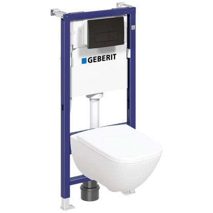 Zestaw Geberit SQUARE 50 czarny mat