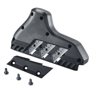 wolfcraft 3-kierunkowy strug do krawędzi do płyt gipsowo-kartonowych z 3 ostrzami i śrubami.