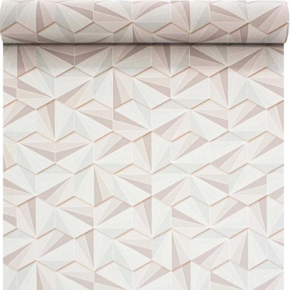 Tapeta winylowa na flizelinie GEO kremowa