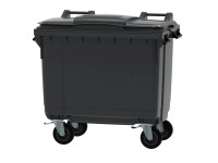 Pojemnik szary na odpady zmieszane - 660 l