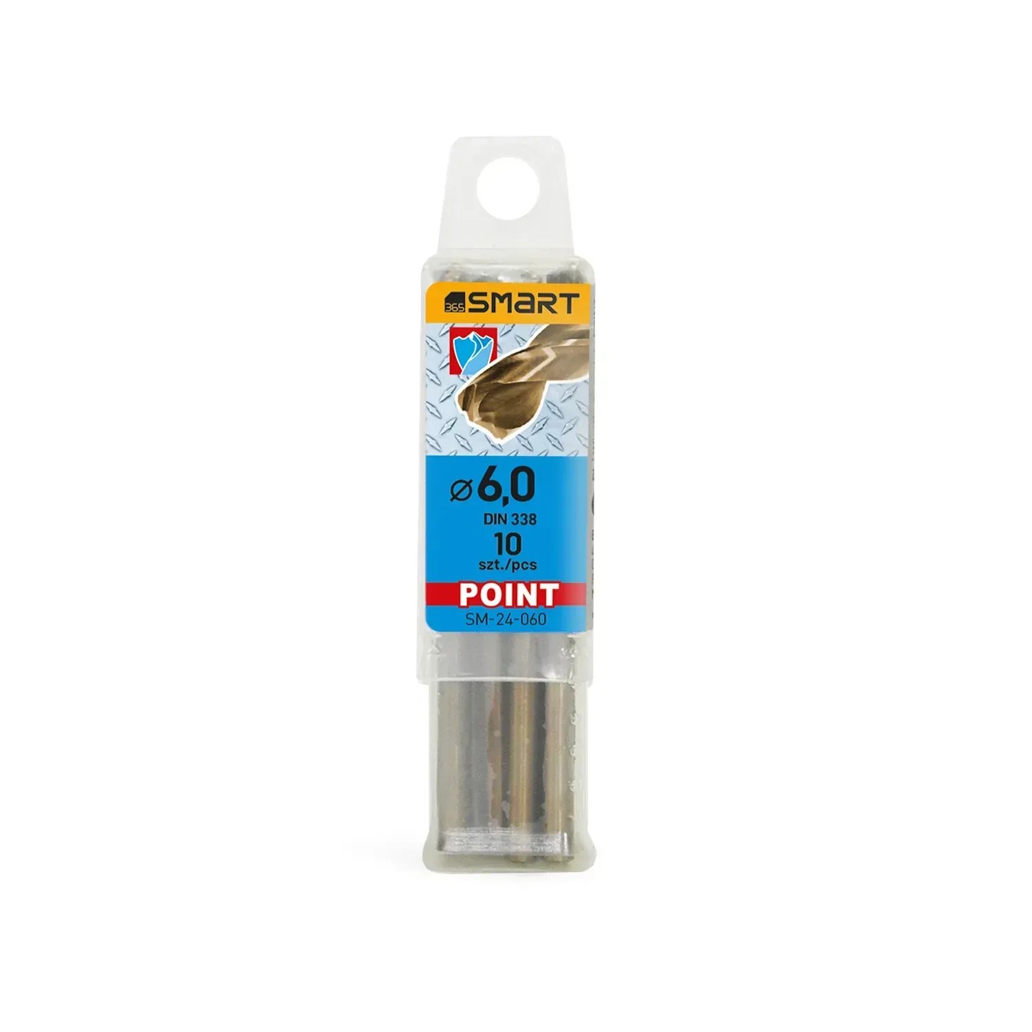 SMART365 Wiertło do metalu HSS cobalt 6,0 x 93/57 mm - 5 szt.