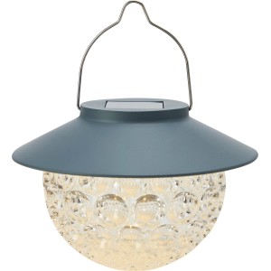 Lampa solarna wisząca kula śr. 13 cm IP44 szara