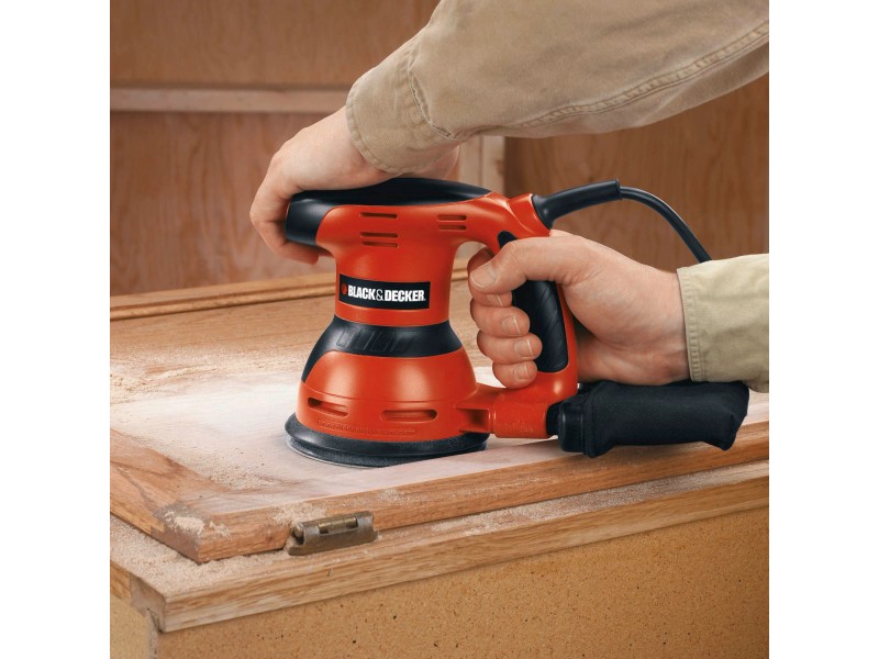 Random orbital sander KA198 / 125 mm, Black+Decker - Random