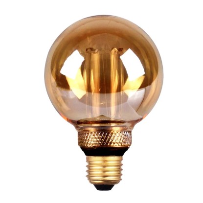 Żarówka LED DECO Vintage G80 Amber4WE27 200lm1800K 4W E27