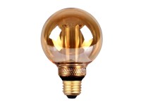 Żarówka LED DECO Vintage G80 Amber4WE27 200lm1800K 4W E27