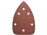 Dedra Papier ścierny 140x140x80 gr. 100 rzep - 5 szt.