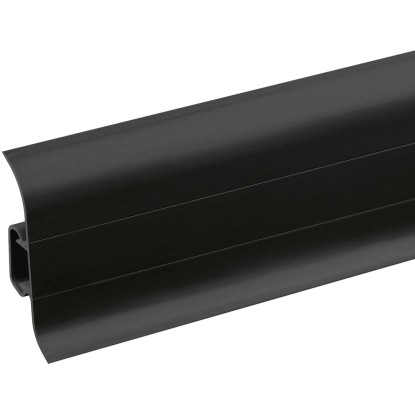 Cezar Listwa przypodłogowa Premium PVC Czarny RAL9005 59x22x2200