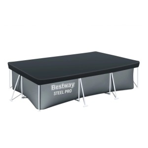 Basen na stelażu Steel Pro z pokrywą - 201 x 300 x 75 cm