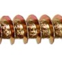 Żółta ocynkowana śruba do płyt wiórowych 5x40 mm z łbem półokrągłym i napędem PZ, 12 sztuk.