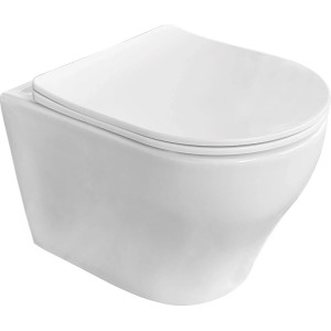 Miska Wc Avella Wirowa z deską wolnoopadającą 33x37x49