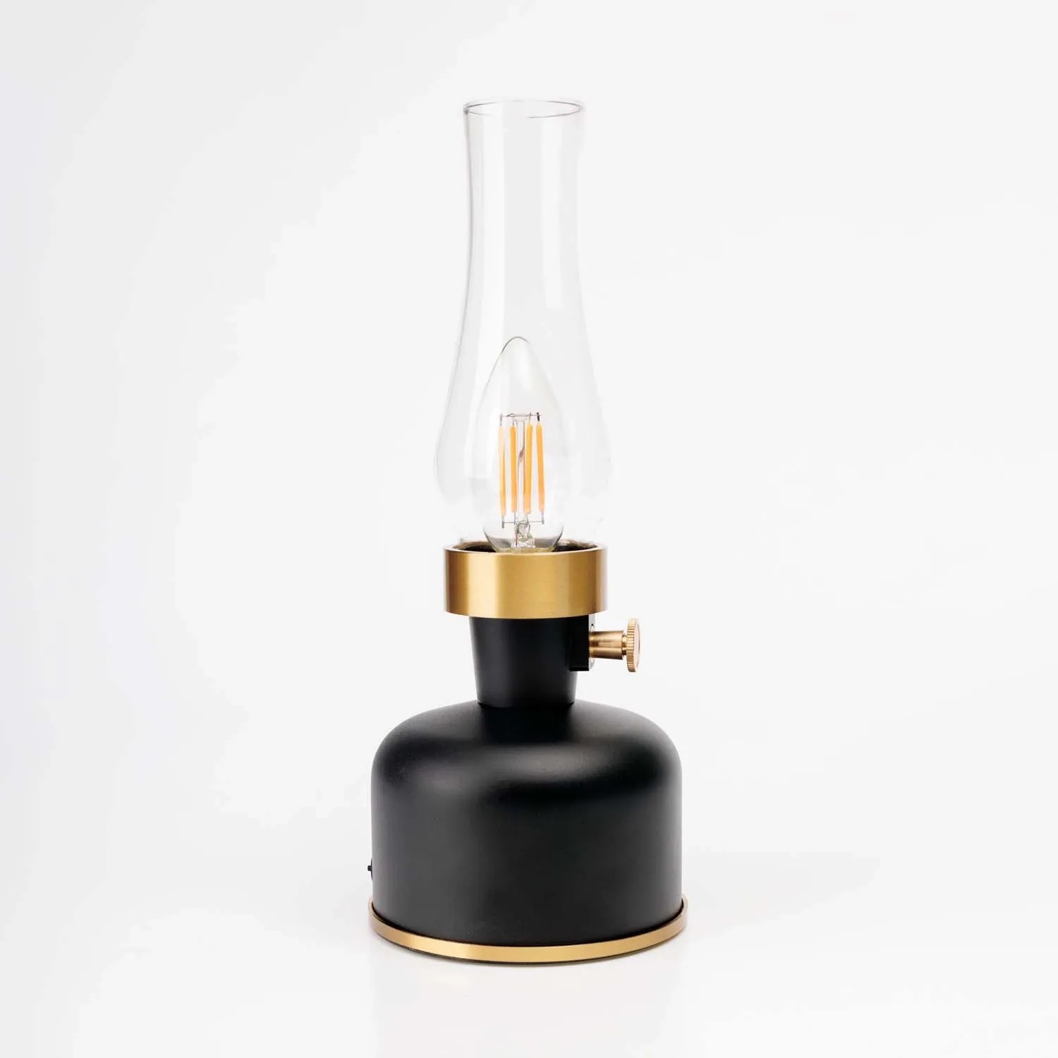 Düwi Lampka ładowalna OLIA E14 2,5W 1800K 20-200lm IP44 czarna