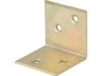 Kątownik szeroki 40 mm x 40 mm x 40 mm ocynkowany na żółto