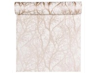 Tapeta winylowa na flizelinie TREES beżowa