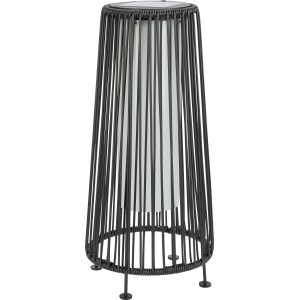Lampa solarna stojąca AVIANO kosz wys. 45 cm IP44 czarna