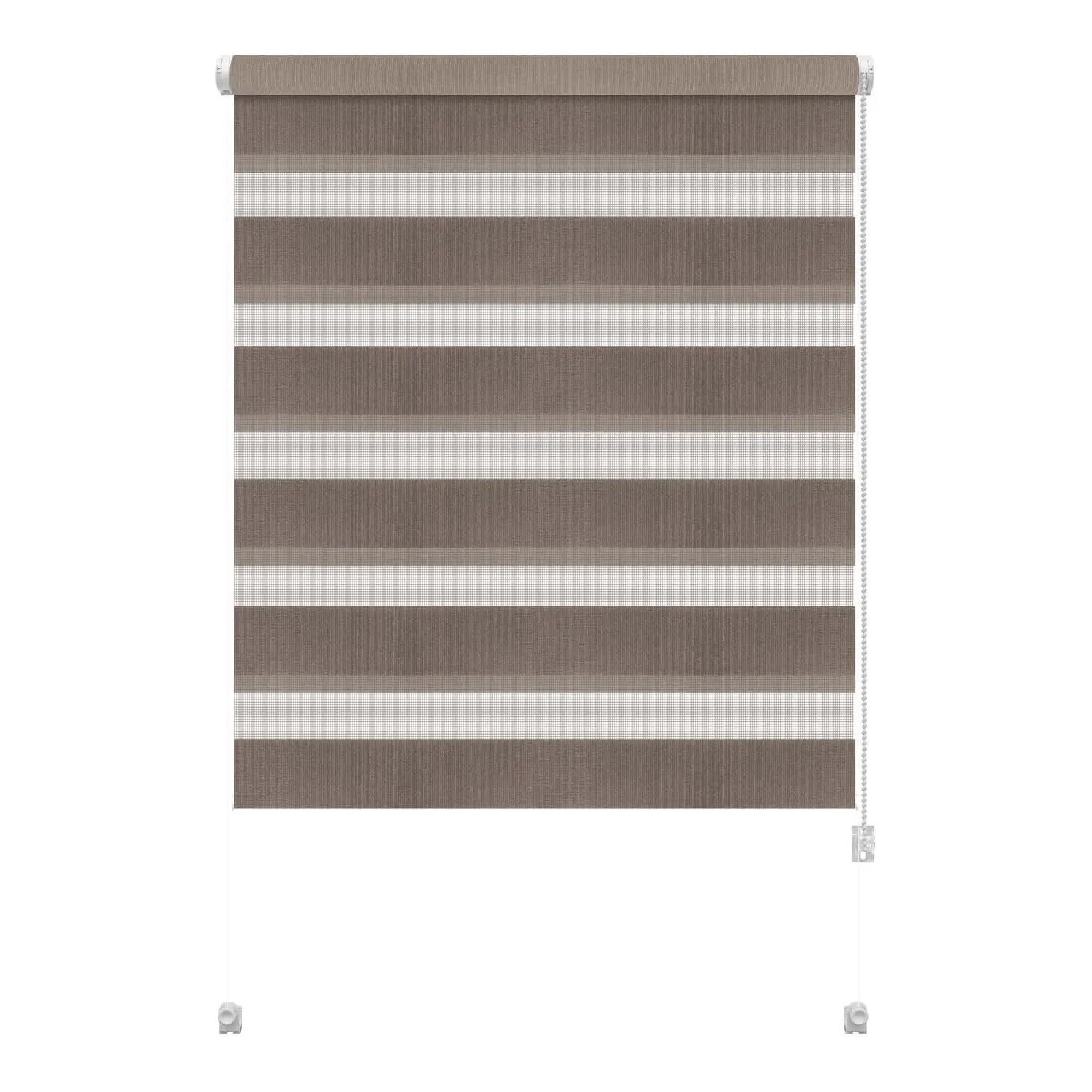 Mini roleta ZEBRA CLASSIC Dzień/Noc mocca 83 x 215 cm