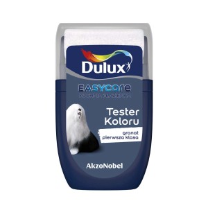 Dulux Easycare tester farby do łazienki i kuchni, granat. Próbka koloru.