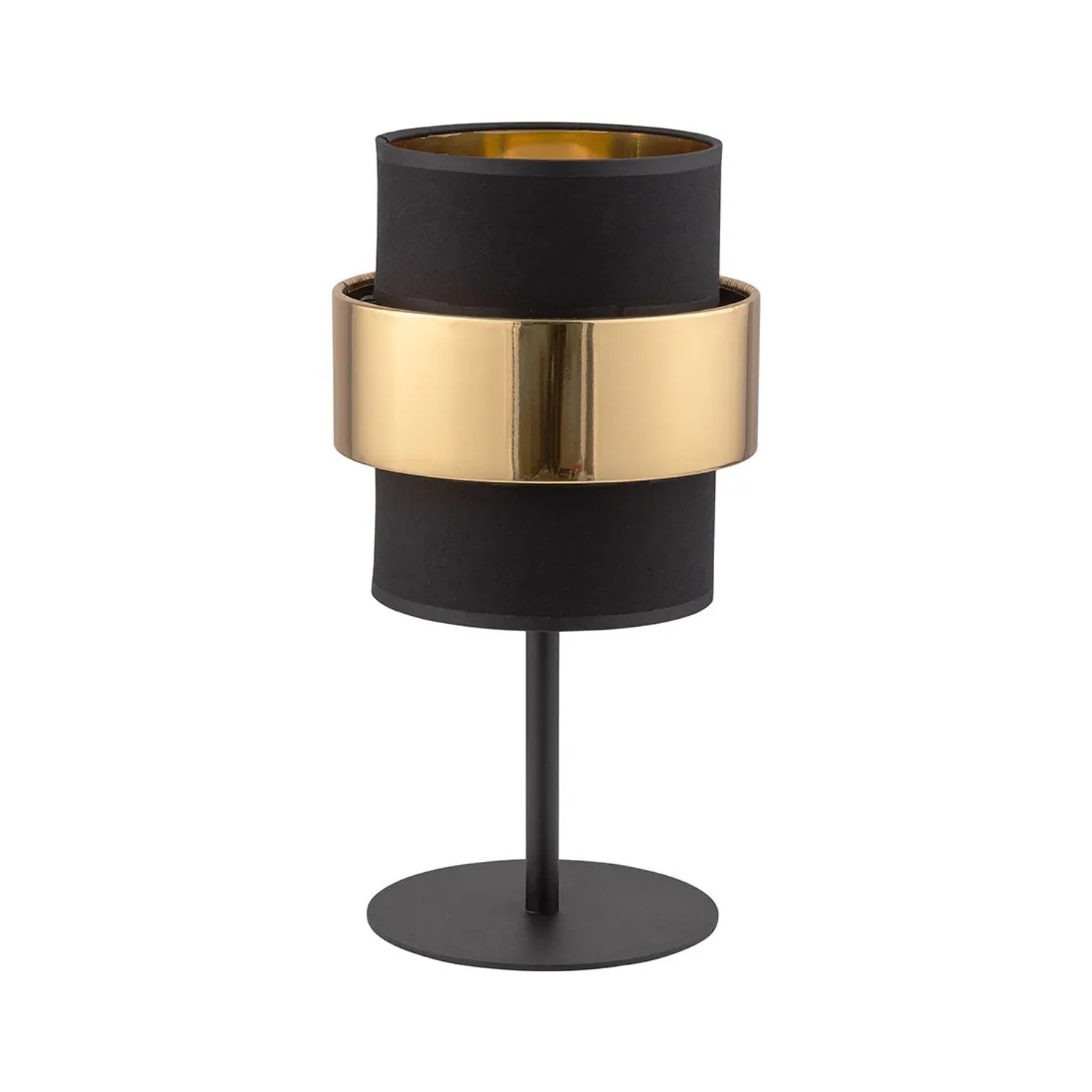 TK Lighting Lampka stołowa CALISTO NEW 1xE27 15W czarno-złota