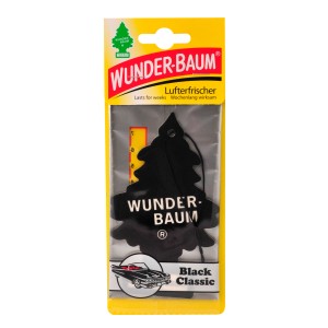 Wunderbaum Odświeżacz powietrza Black Classic do samochodu dla świeżego zapachu
