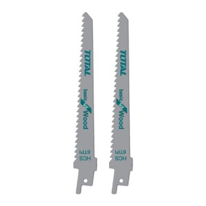 TOTAL Tools Brzeszczoty do drewna do piły szablastej 150 mm - 2 szt.