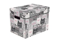 Erkar-Opakowania Pudełko ONE Koty 34 cm x 25 cm x 26 cm
