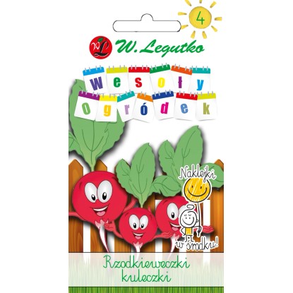 Legutko Wesoły ogródek Rzodkiewka Saxa 2 okrągła czerwona