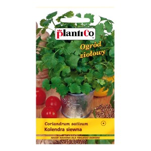 Opakowanie nasion kolendry (t.b.t.) do ogrodu ziołowego.