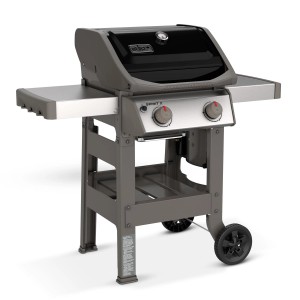 Grill gazowy Weber Spirit II E-210, kompaktowy grill z 2 palnikami i stolikami bocznymi.