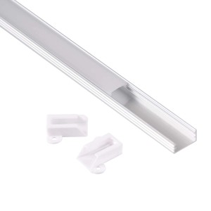 Profil aluminiowy do taśm LED z klipsami montażowymi. Idealny do oświetlenia pośredniego.