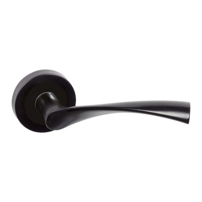 Domino Klamka Romana na rozecie czarna