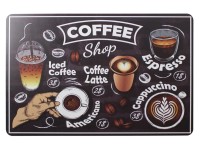 Podkładka Americano 43 x 28 cm czarna